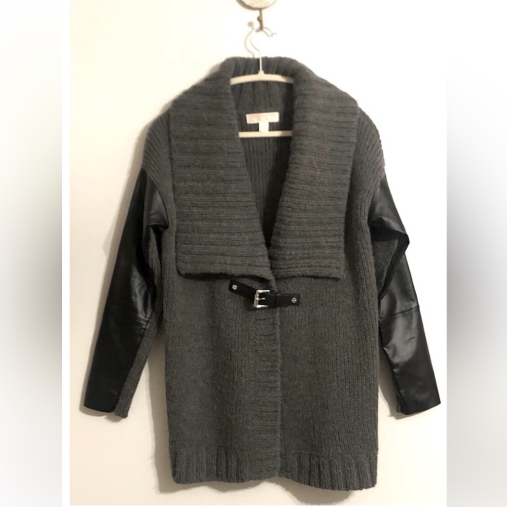 Michael Kors gray and black sweater